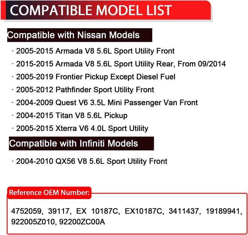 NITOYO A/C Expansion Valve Compatible with Infiniti QX56 2004-2010, Nissan Armada Xterra 2005-2015 Frontier 2005-2019 Pathfinder 2005-2012, Replaces 92200ZC00A, EX10187C, 39117 - Image 1